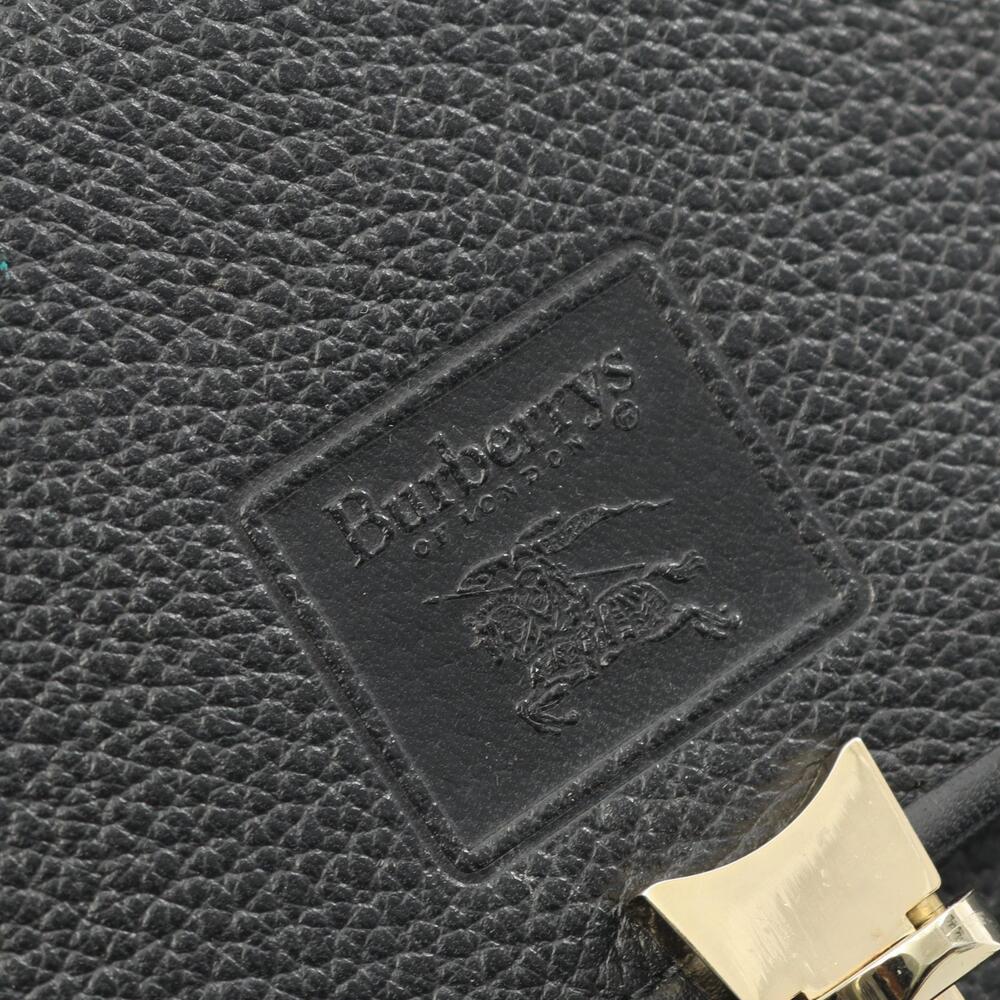 Burberry Shadow Black Horse Handbag Leather Black - Picture 4 of 9
